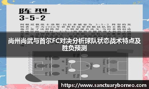 尚州尚武与首尔FC对决分析球队状态战术特点及胜负预测